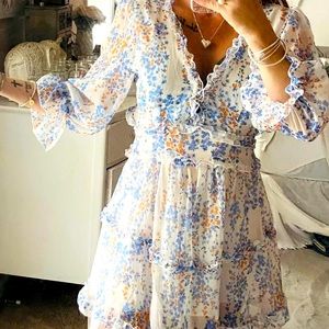 Lightweight cotton boho dress